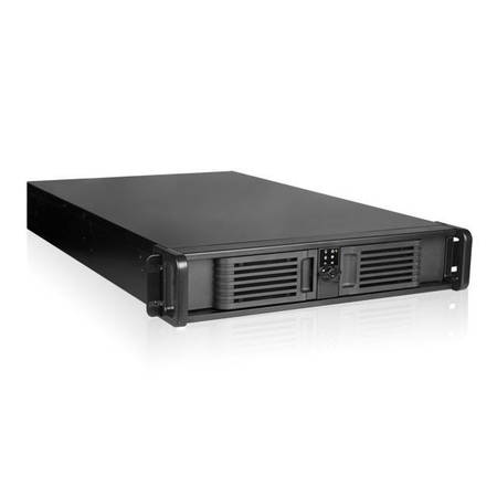 ISTARUSA No Power Supply 2U High Performance Rackmount Server Chassis (Black) D-200L-PFS